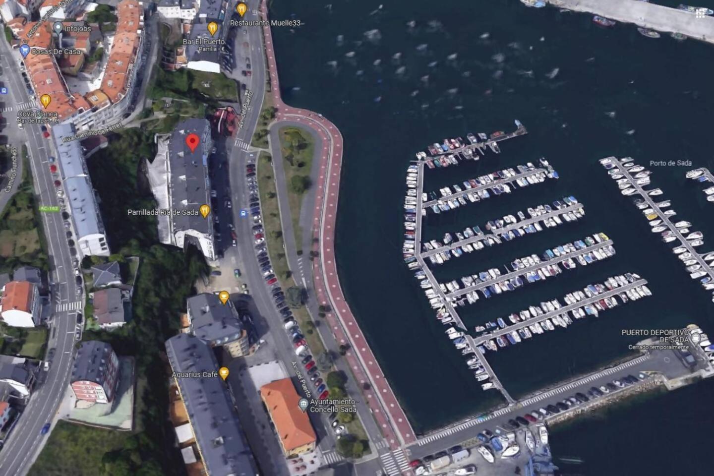 Appartamento Acogedor Piso Con Vistas En Sada Esterno foto